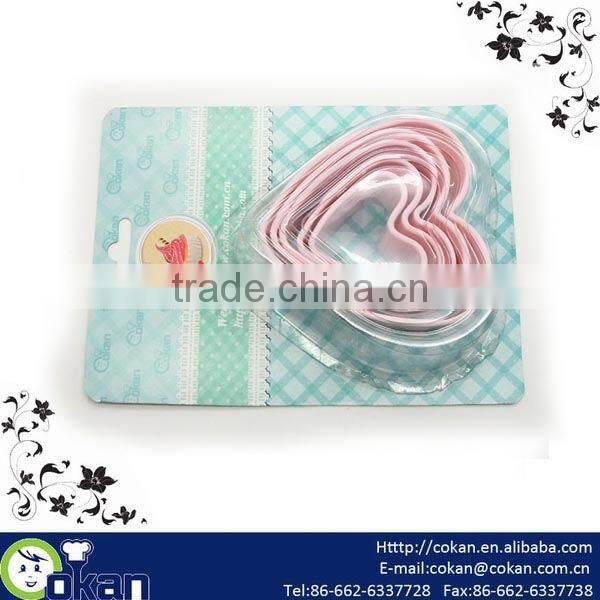Food Safety Attractive Make Heart Shaped Cookie Cutter CK-0070