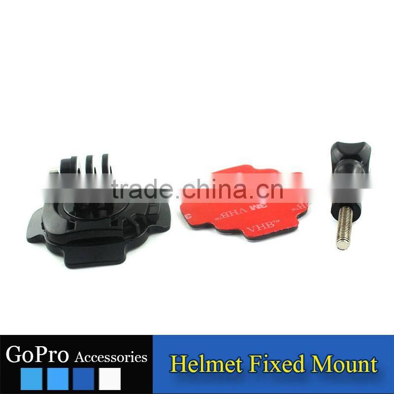 2016 New Wholesale GoPros helmet fixed mount for gopros heros 4 3 3+ GP06