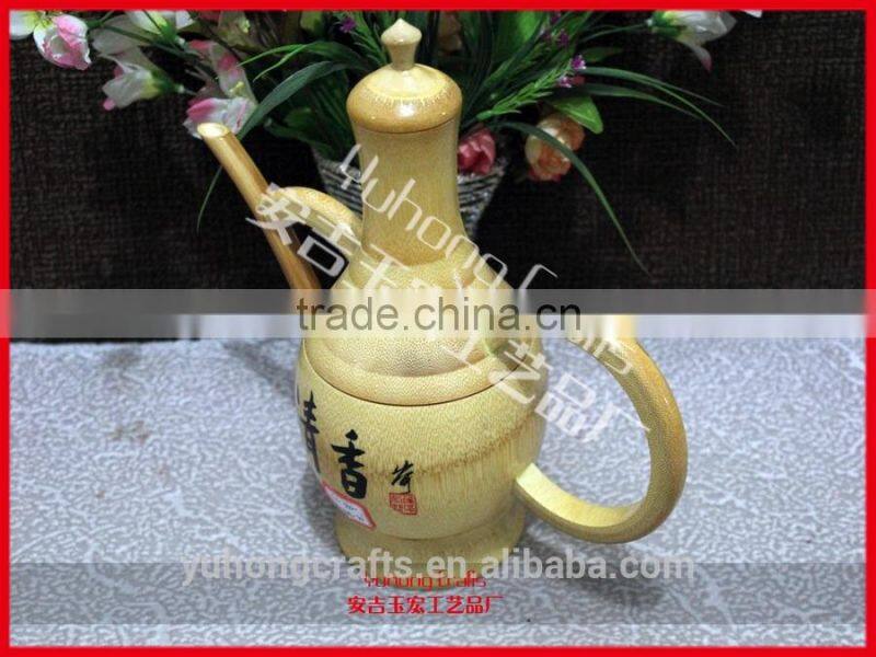 Top quality Bamboo craft Bamboo Tea Sets Bamboo teapot