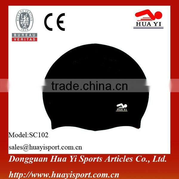 Custom OEM Promotional Silicone Color Mixed Swimming Cap