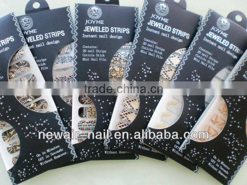 3d crystal full rhinestone diamond nail polish oil diamond stickers