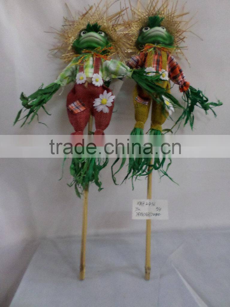 cute scarecrow with stick gift for hollewen