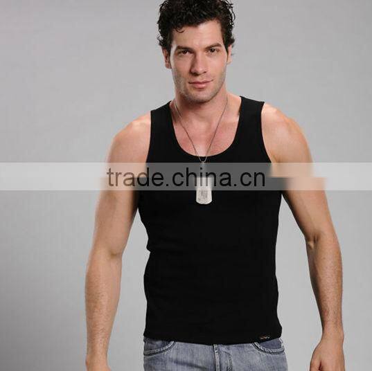 100% cotton sleeveless men's fashion vest