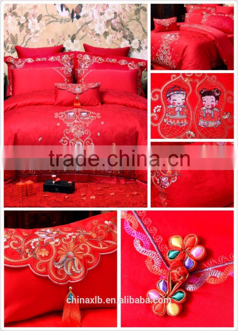 100% Polyester Material and Yarn Dyed Pattern sheet bed set