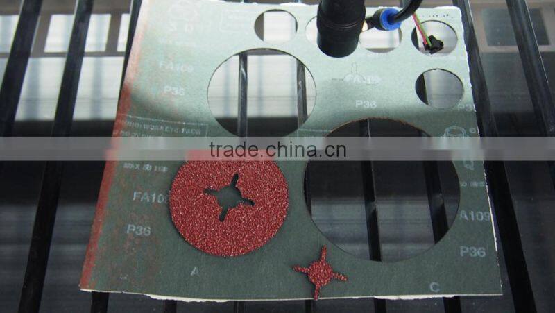 cheap price abrasive paper laser cutting machine fabric cutting with auto feeding