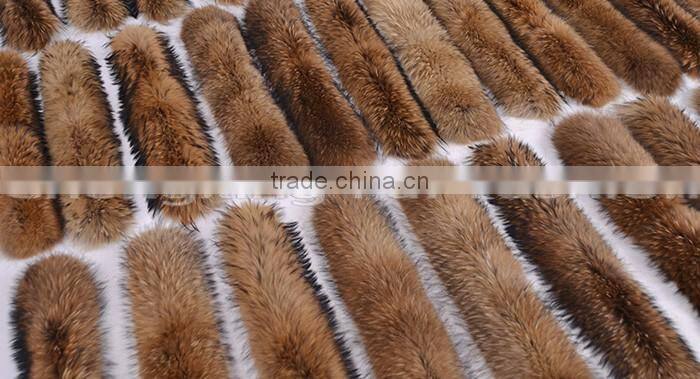 CX-A-04 OEM/Custom Made Fur Hood/ Collar Raccoon Real Fur Trim