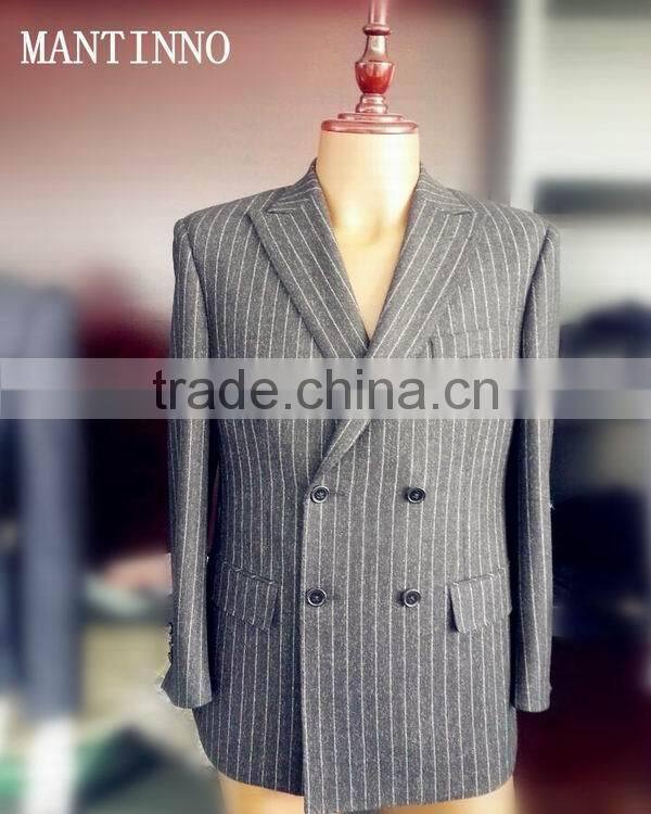2014 autumn winter fashion double-breasted coat for men