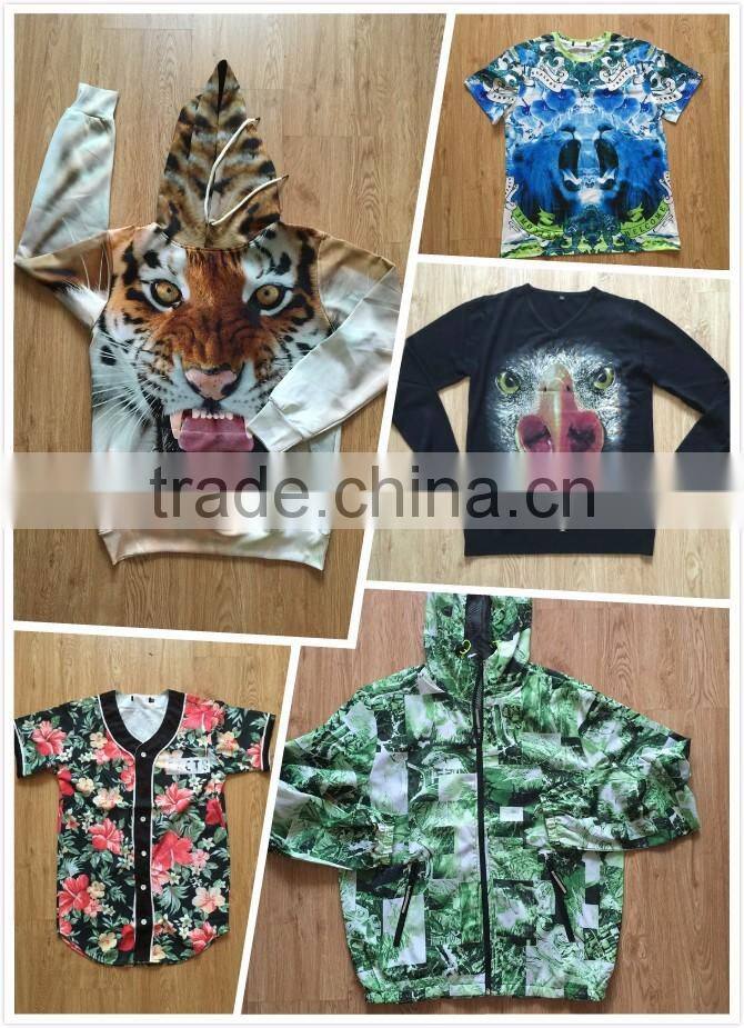 2016 MGOO Custom Digital Printing Clothes Halloween Christmas Design T-shirt Sublimation Printing Tshirt with Sexy Photo