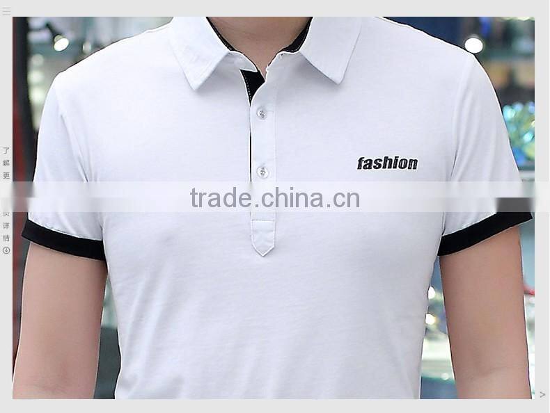 High grade quality 100 cotton custom brand polo tshirt