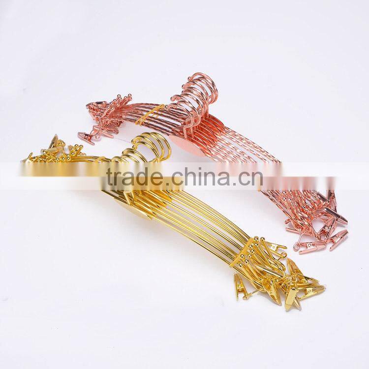 2017 low price Yidear Wholesale Stainless Steel Metal Anti-theft Cloth Hanger for Hotel