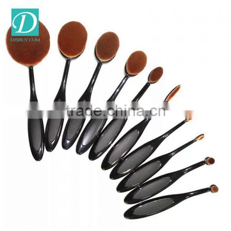 Professional Make Up Case 10PCS Makeup Brushes