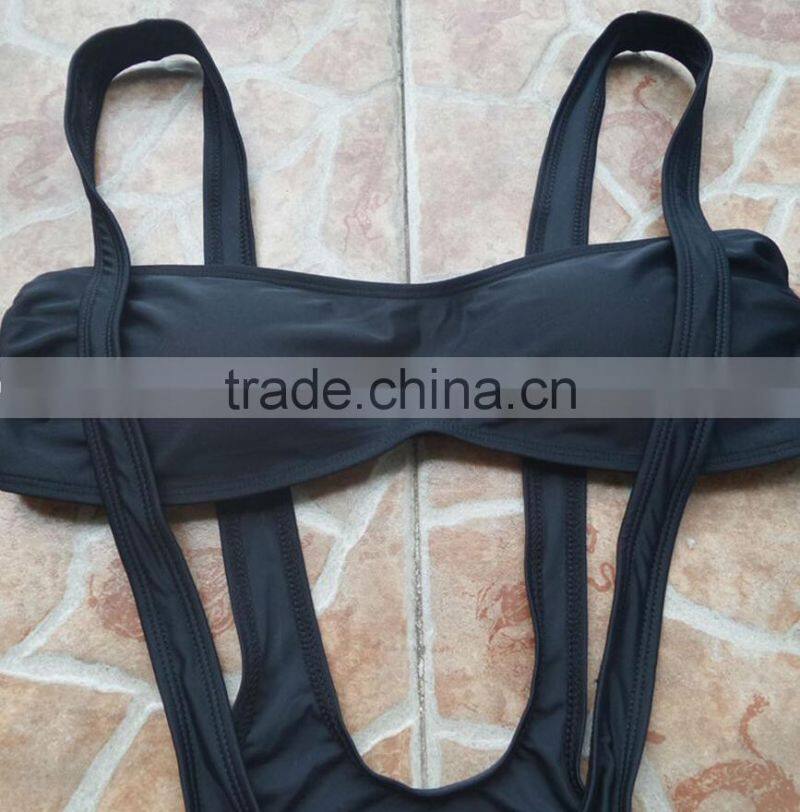 M895 dingyang fashion sexy bandage hollow one piece bikini swimwear