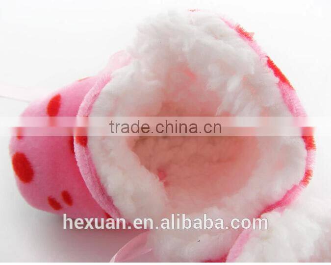 B80005C ,Infant Crib Shoe / Plush Infrant Shoe Toy /Kids Plush Indoor Slipper