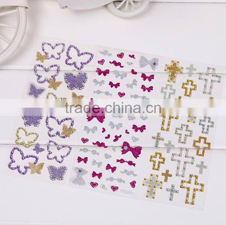 Enviroment protection sticker decorative glittle sticker DIY sticker