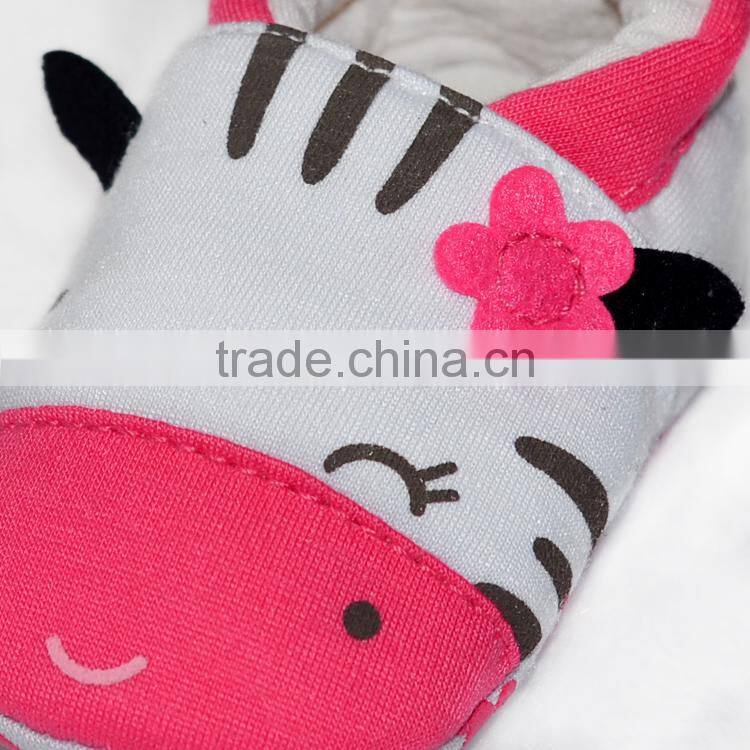 Cute smile cat face printed Baby footwear