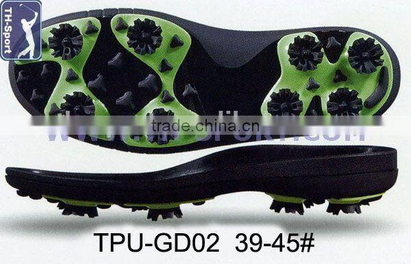 Super quality stylish mens PU golf shoes soles 2014 new design