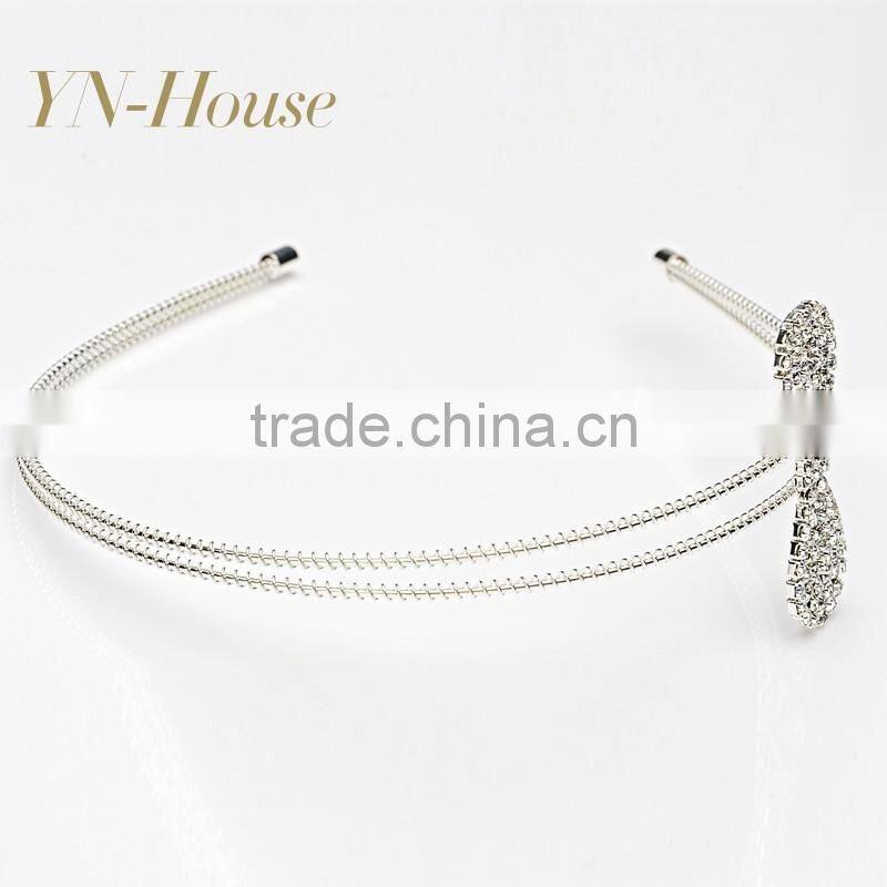 Shining rhinestone Romantic Hair cheap princess crown Girls Hair Accessories for Wedding