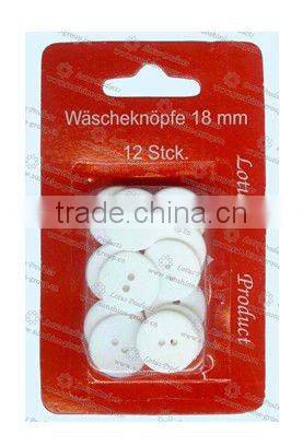 Eco Friendly Resin 4 Hole Shirt Button