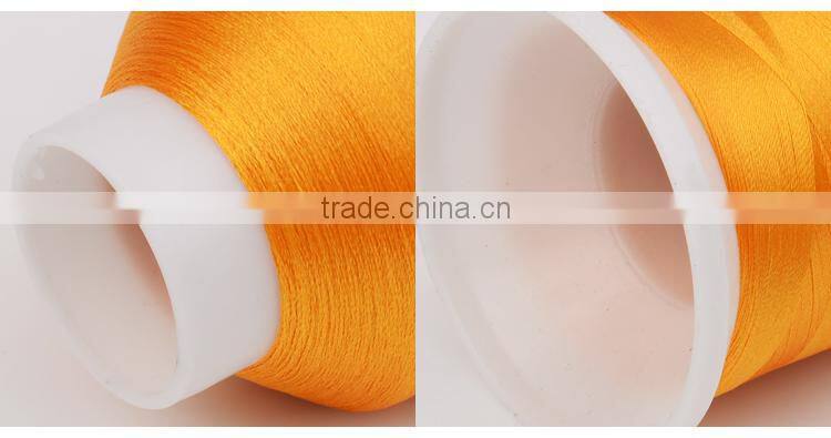 China supplier of high quality 150/2 polyester embroidery thread 150D 2