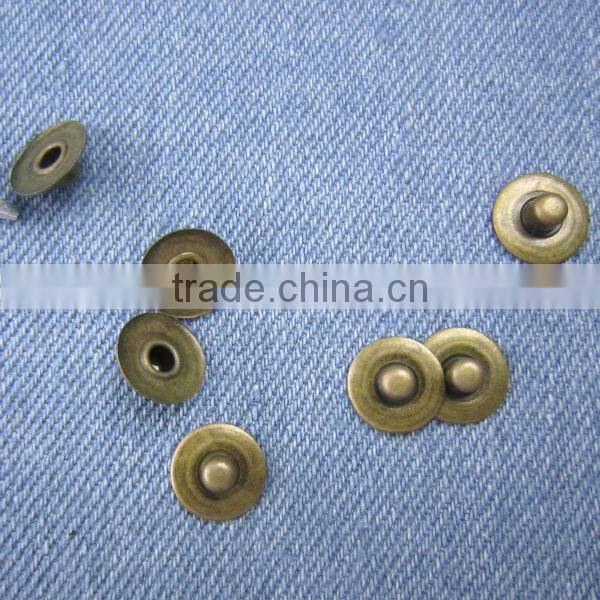 all kinds of metal jean rivet for garment/handbags/cap
