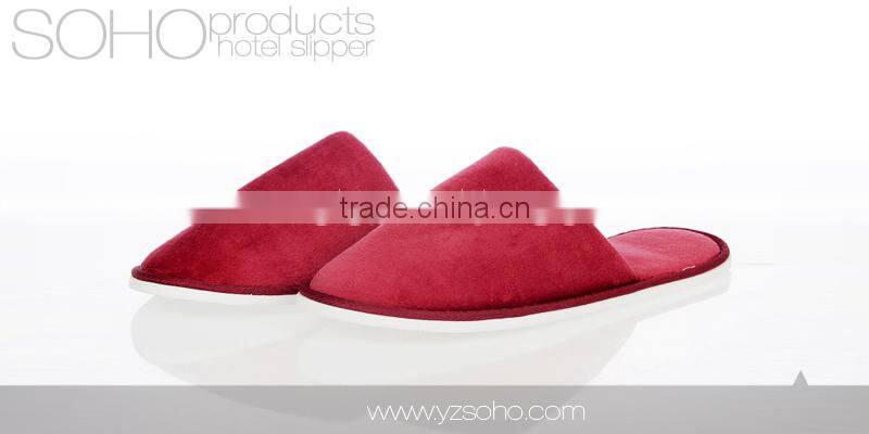 Fashion Cheap Disposable Woman Felt Slipper