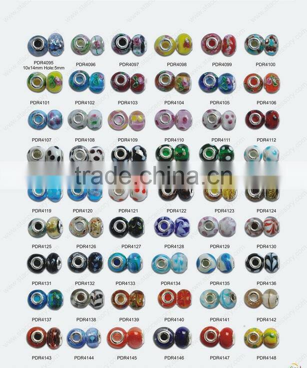 Beautiful Lampwork Glass Beads DIY Bracelet and Necklace Used Lampwork Glass Beads