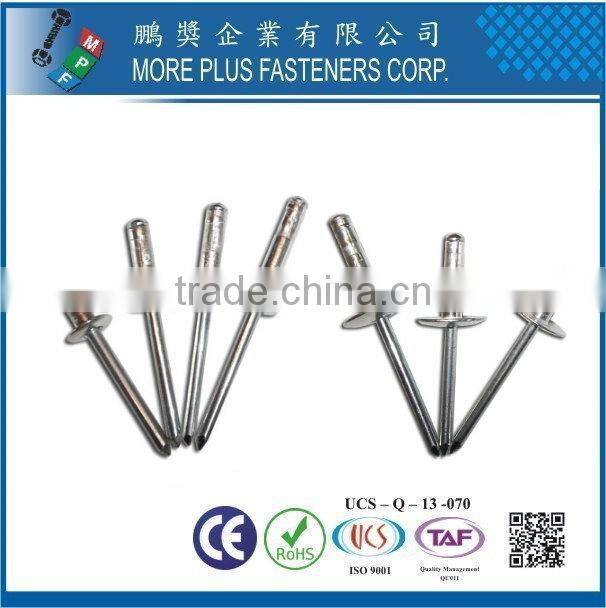 Taiwan Multi-Grip Open Aluminium White Rivets