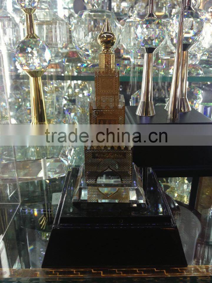 Hight Quality Crystal Kuwait stadium model for souvenir gift