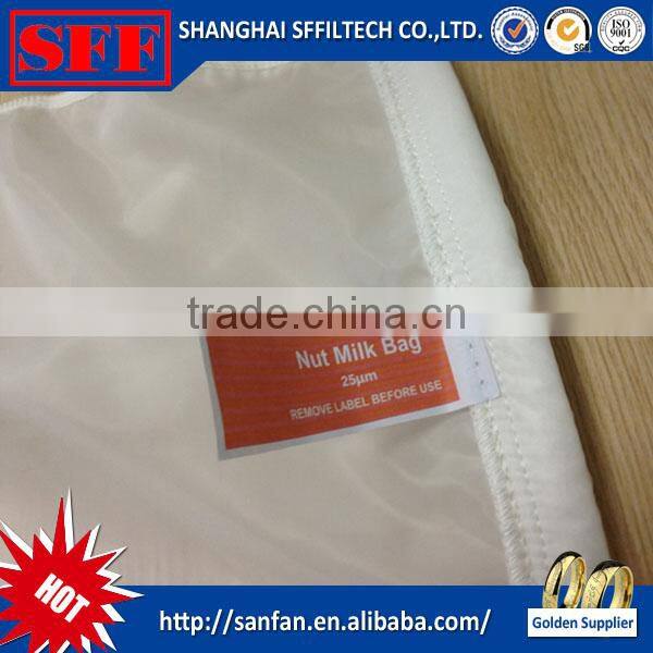 food grade reusable 12'' x 10'' and 12''x12'' nylon nut milk filter bag