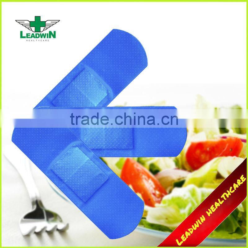 cohesive bandage in blue color CE FDA certificated waterproof Visible Blue plaster