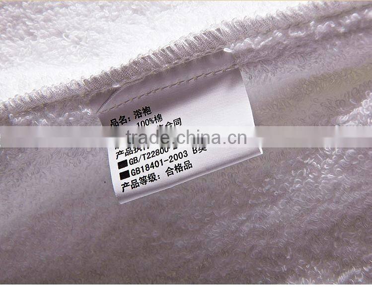 Hotel Terry velour bathrobes