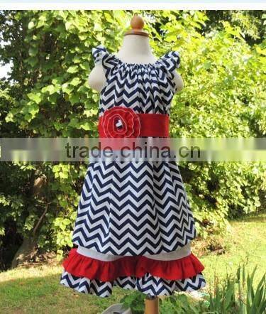 free size cotton dress teen girl tunic red chevron christams bodycon dress boutique chevron xmas petti dress