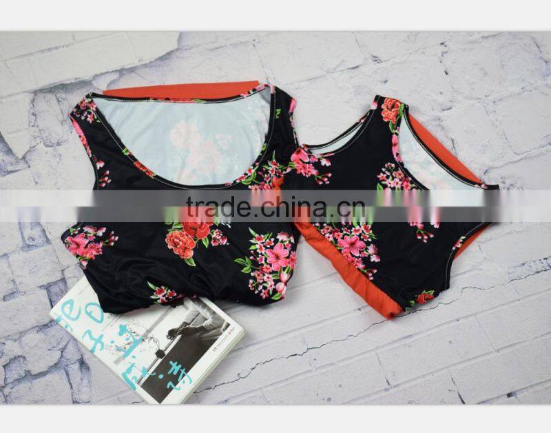 Summer Women Sleeveless Stretch Dresses Mommy and Me Maxi Dress