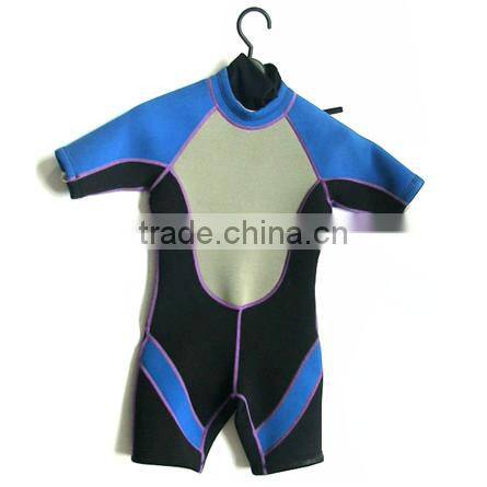Unisex short sleeve neoprene surfing wetsuit
