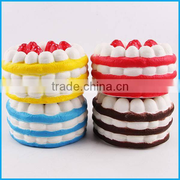 High quality PU soft slow rising squishy cake