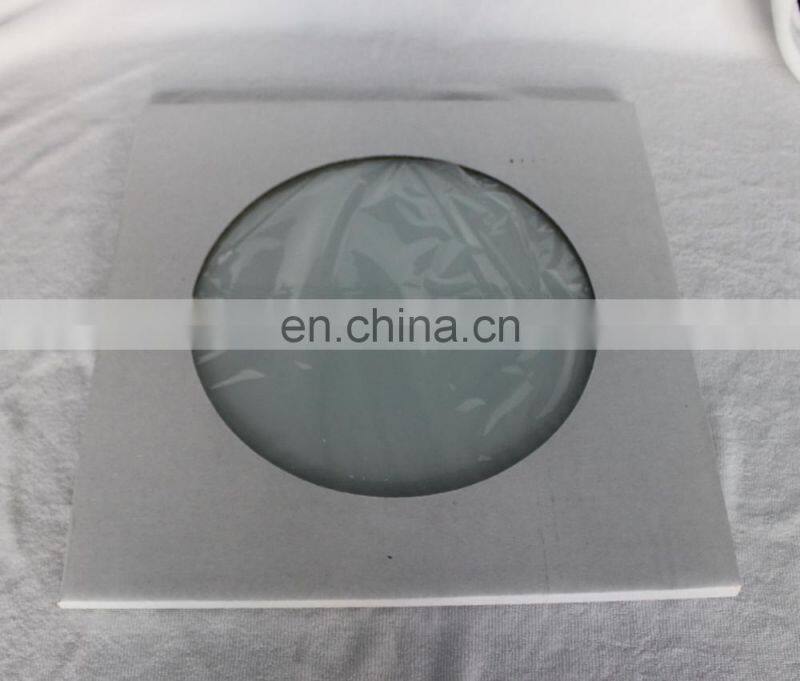 Tempered glass clock with sublimation coating