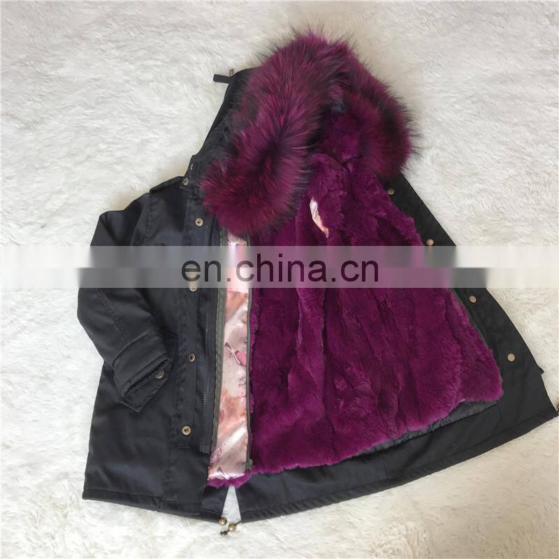 Newest Baby Products China Suppliers Child Genuine Rabbit Fur Kids Winter Clothes