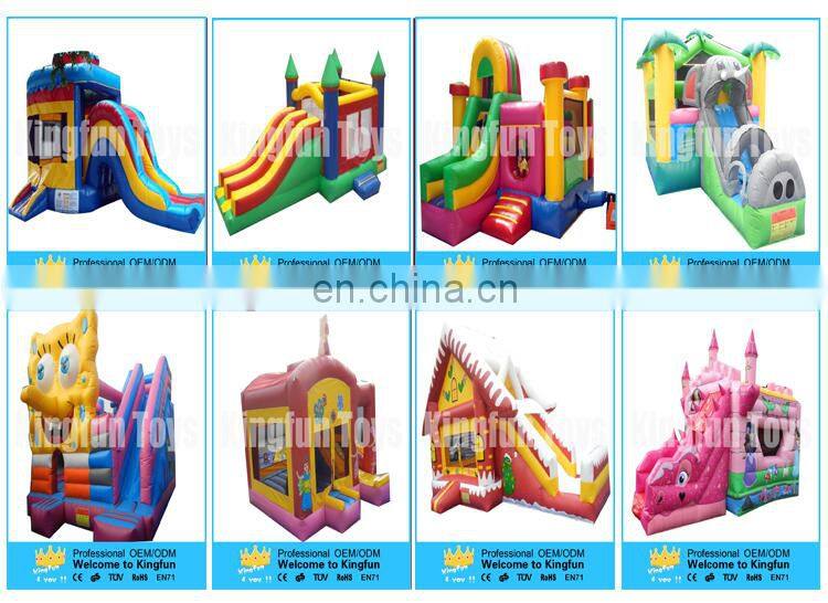 Hot sales inflatable castle with double slides