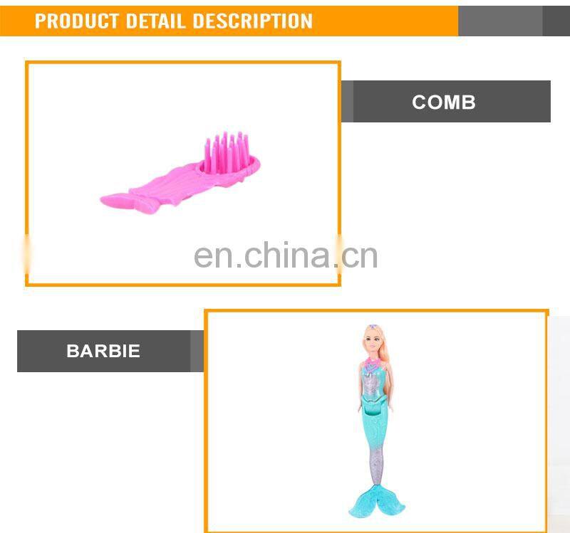 Most Popular 13 inch beautiful doll toy fashion mermaid doll