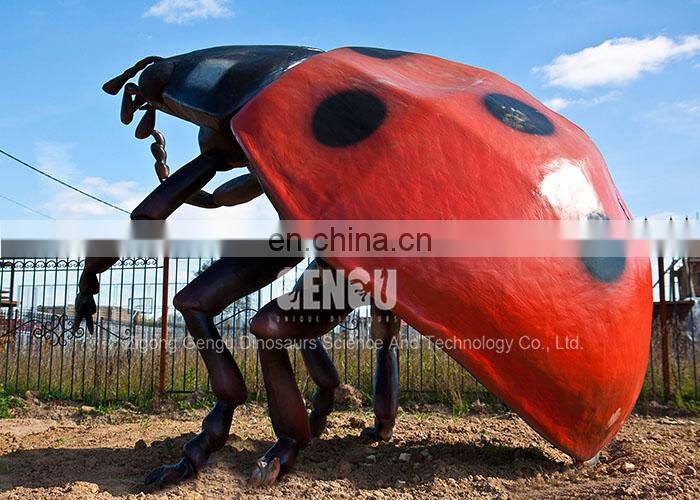 Garden Decoration Animatronic Ladybird Insect Model