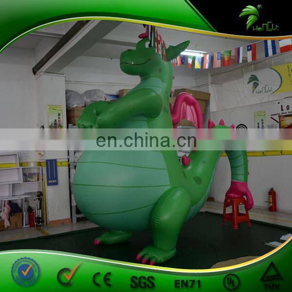 Greet Fat Inflatable Dragon Sex Toy / Hongyi Inflatable Animal With SPH Sey Dragon