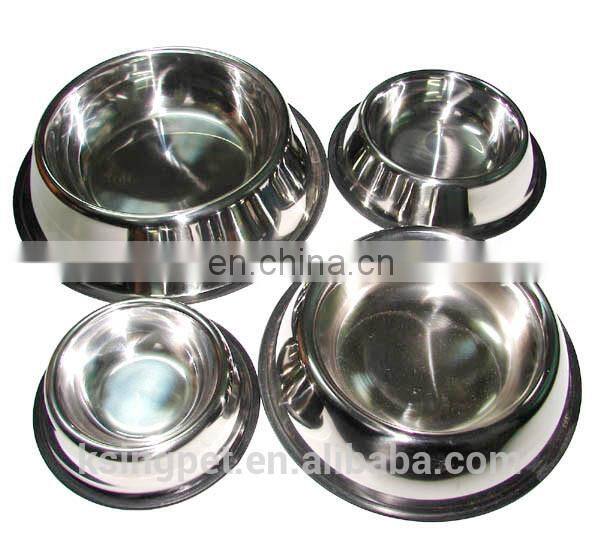 stainless steel dog bowl