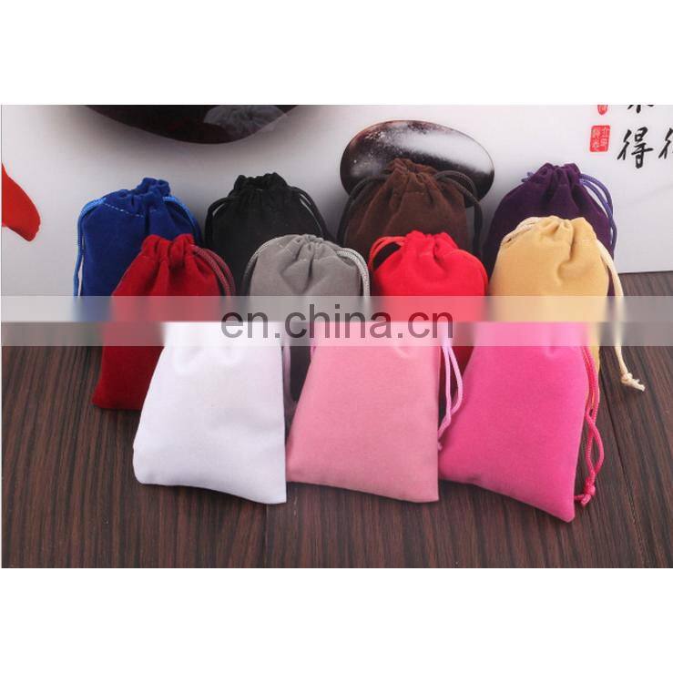 wholesale cheap promotional gift bags jewelry velvet bag pouch custom logo/size/color/printing