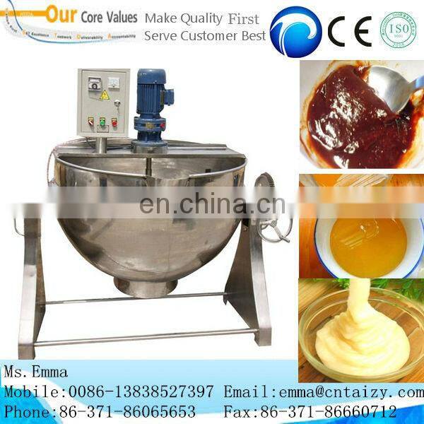 New design jacketed pan for cooking thick liquid,sauce/pasta cooking machine/jacketed pan/electric tilting pan