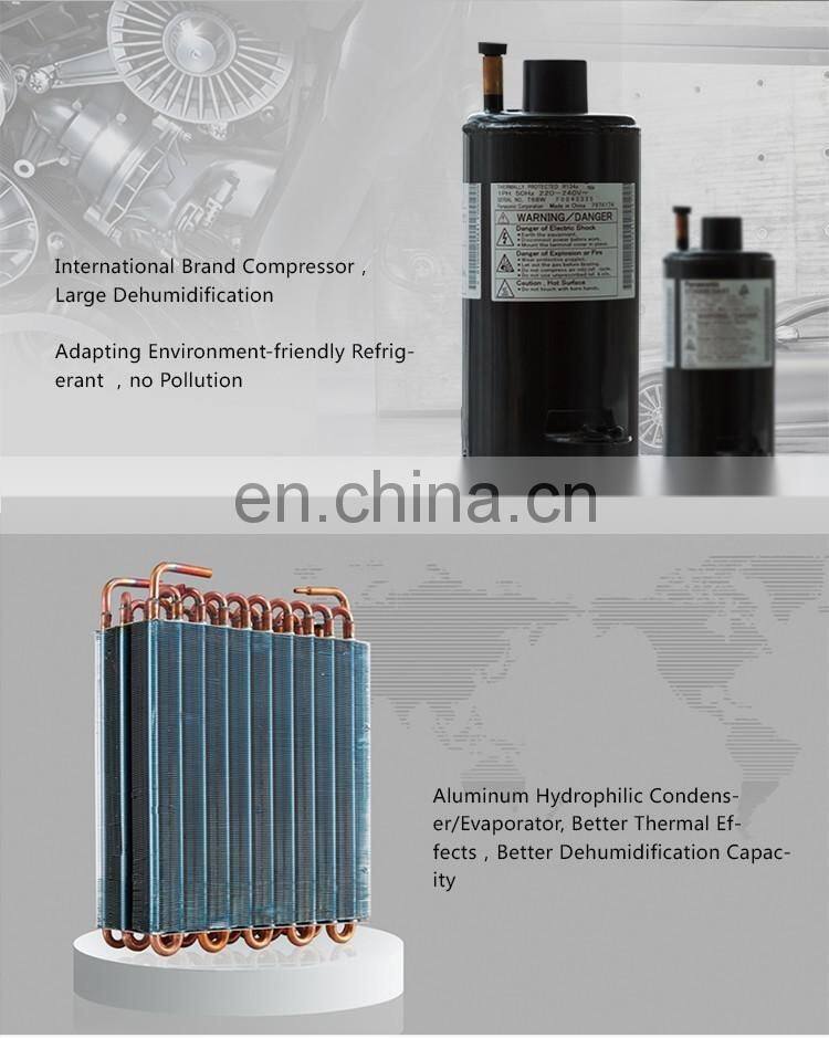 Cheap Home use Book 180W Dehumidifier 220v for Easy tide material