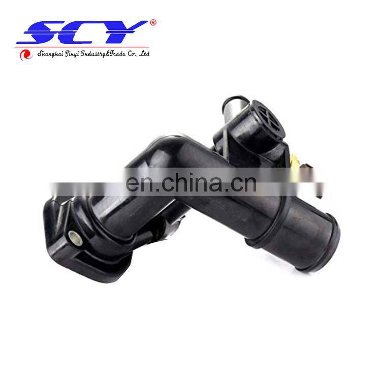 Thermostat Housing Assembly w/ Sensor suitable for Ford F-100 Ranger Mazda B2500 F87Z8592A F87E8592AM F87Z8592AM