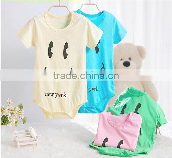 2015 walson winter thick baby anmial romper baby jumpsuit with button