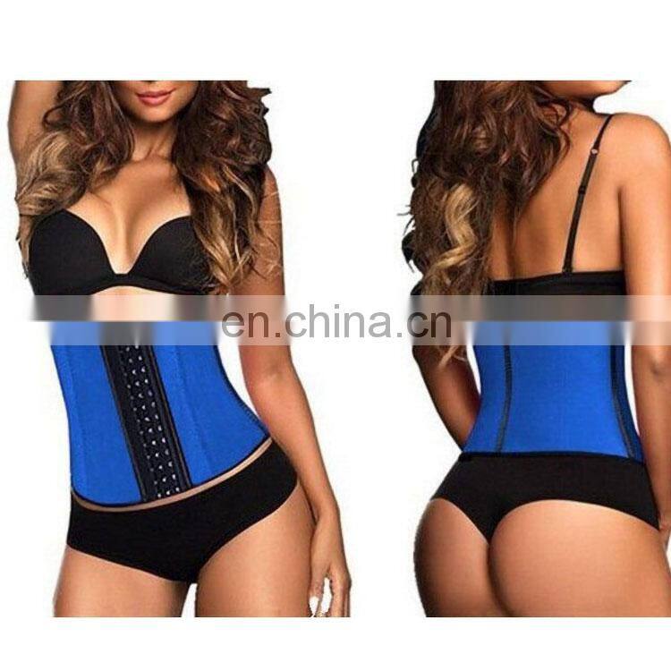 Women's Underbust Latex Sport Girdle Corsets Hourglass Body Shaper Waist Trainer