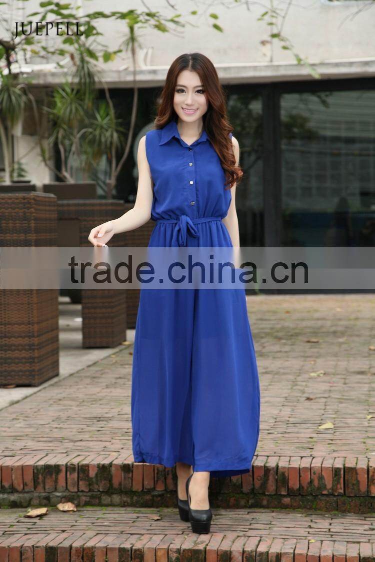 hot selling chiffon jumpsuit women jumpsuit