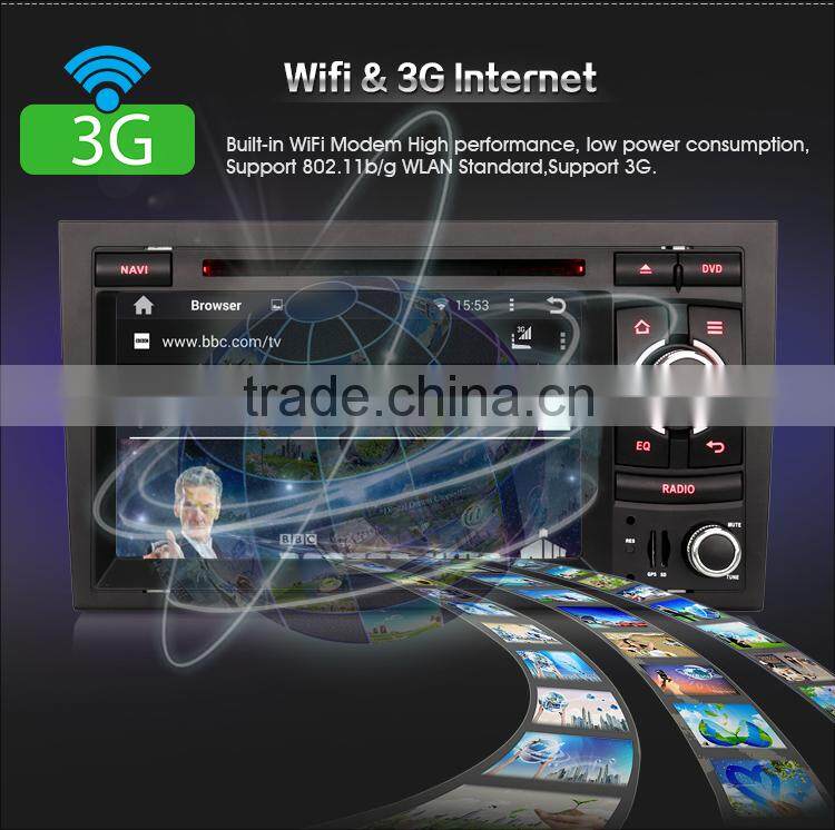 Erisin ES2028A 7" 2 Din Car DVD with Android 4.4.4 Can-Bus Decoder